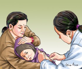 चैत्र १ गतेबाट दादुरा रुवेला खोप अभियान