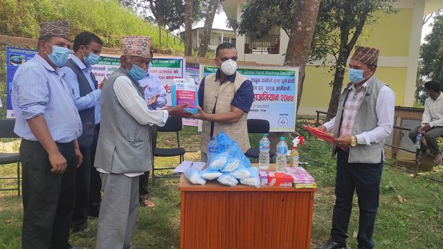 नवज्योतीमा ‘कन्ट्याक्टलेस ह््याण्ड वासिङ स्टेशन’