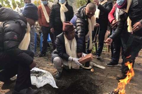 माछीखोलामा वन्ने अस्पताल भवनको शिलान्यास