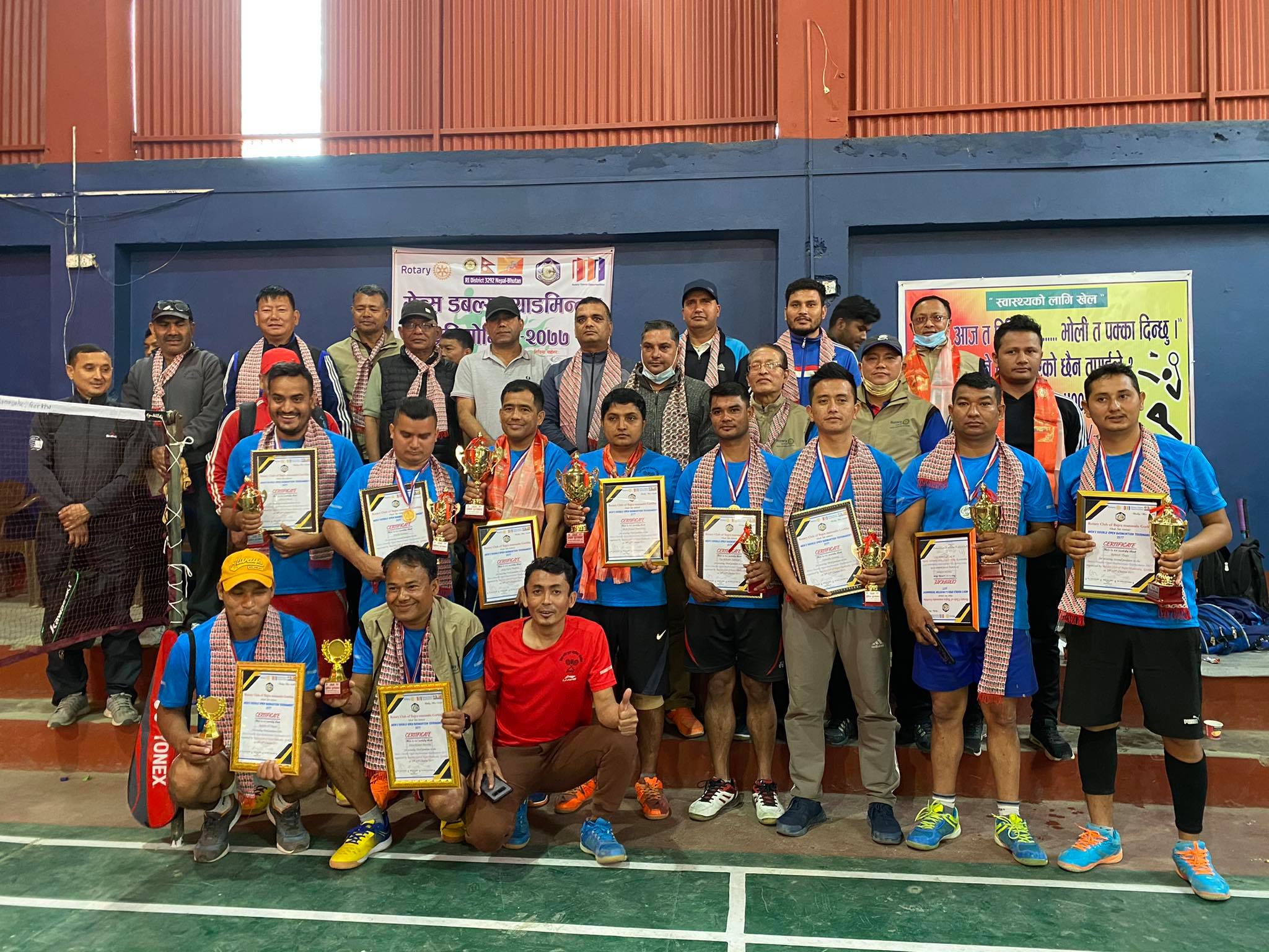 व्याडमिन्टन प्रतियोगीतामा सम्पन्न