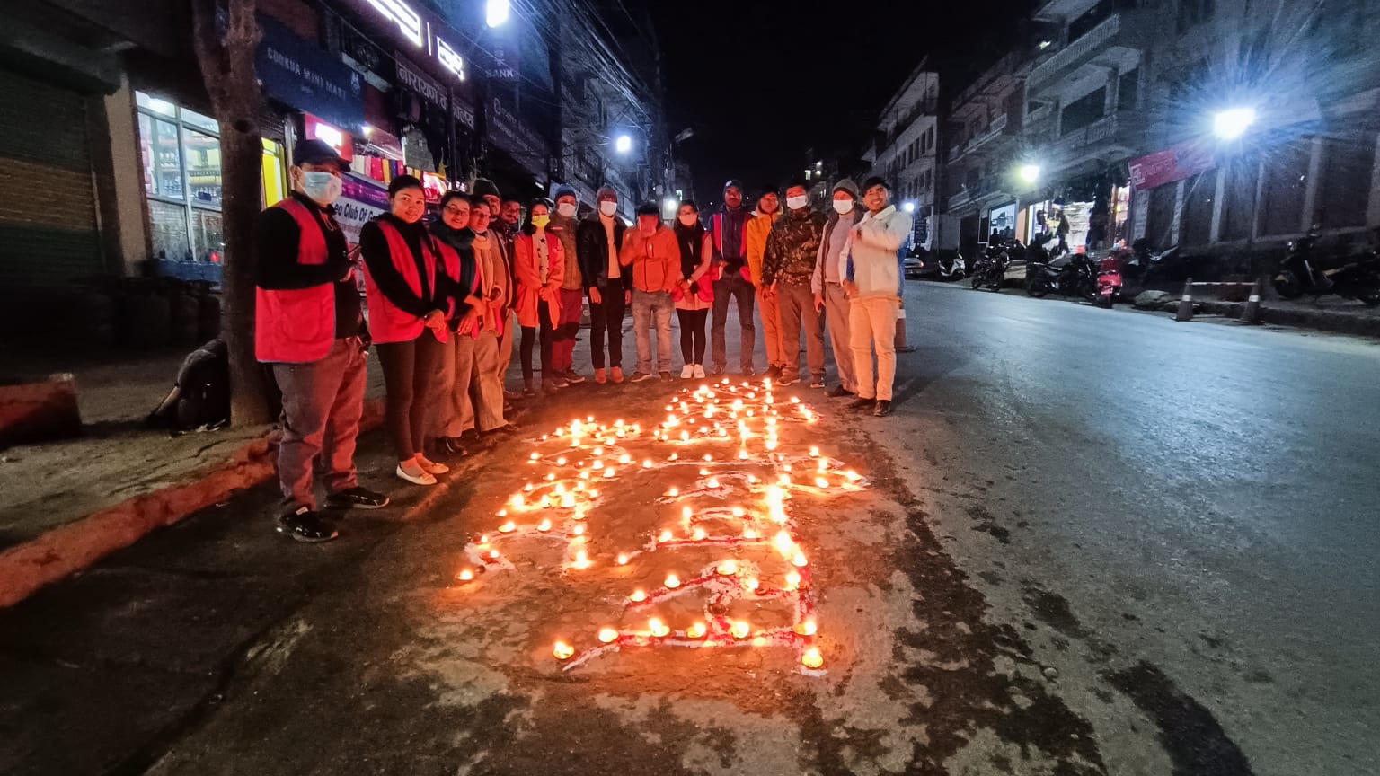 शहिद दिवसको अवसरमा दिप प्रज्वलन