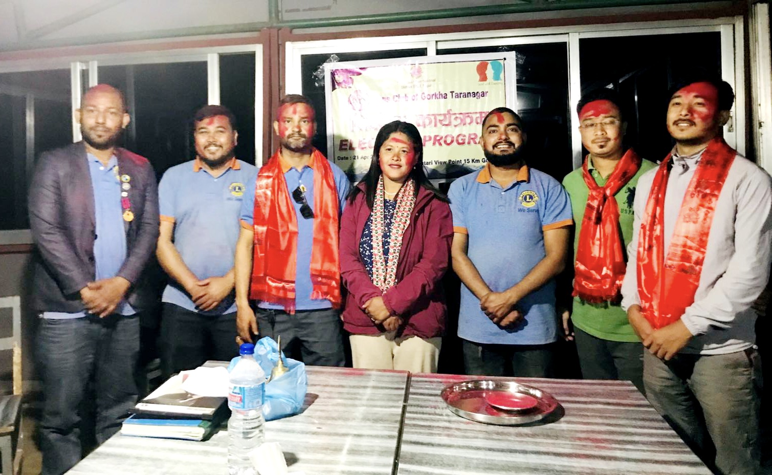 लायन्स क्लव अफ गोरखा तारानगरको अध्यक्षमा  कुँवर