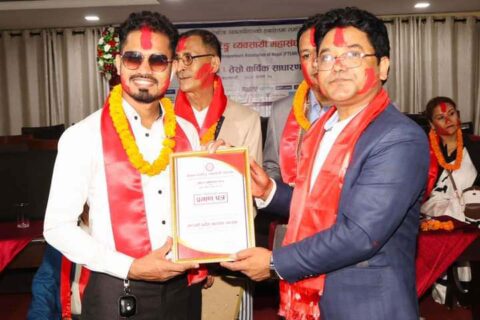 टेलिरिङ ब्यवसायी महासंघको गण्डकी प्रदेश अध्यक्षमा परियार