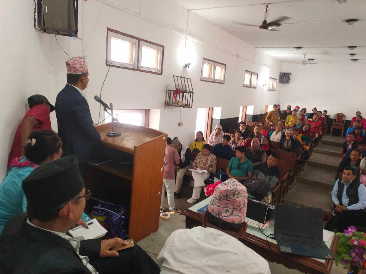 एडवानद्धारा संचालित  परियोजनावारे सार्वजनिक सुनुवाइ