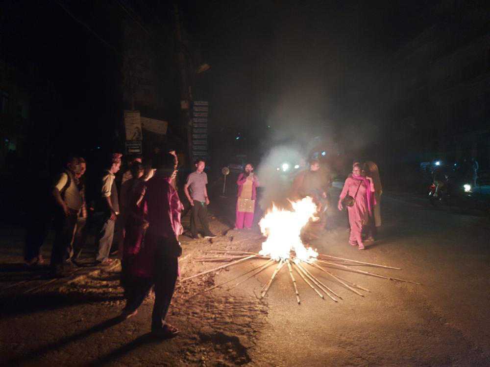 लघुवित्त संस्थाको खारेजी माग गर्दै प्रदर्शन