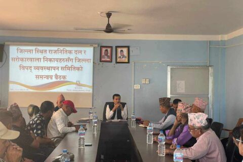 रेसेफाँट पहिरोमा मृत्यू भएकाको परिवारलाई राहत रकम उपलब्ध गराइने