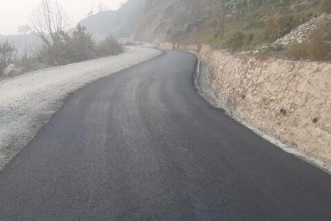 घ्याम्पेशाल–ताकुकोट सडकको कालोपत्रे शुरु